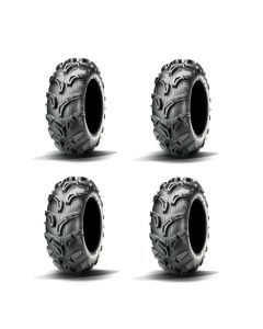 Full Set Of Maxxis Zilla Bias (6 Ply) UTV Tires 26x11-12 (4)