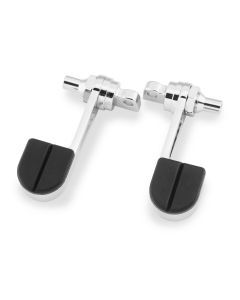 Harley FXDB Dyna Street Bob 2007-2014ISO Stirrups Male Mount Chrome by Kuryakyn