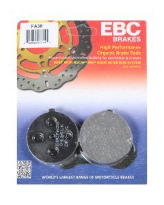 EBC 1 Pair Premium SFA Organic OE Replacement Brake Pads MPN FA38