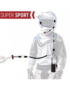 Rugged Radios SUPER SPORT Complete Motorcycle Communication Kit with Lightweight SPORT Cables