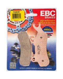 EBC 1 Pair Sintered R Series Heavy-Duty Brake Pads MPN FA683R
