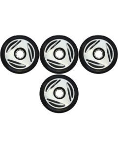 4 Front Rail Silver Idler Wheels BOMBARDIER/SKI-DOO MX Z 600/800 REV (all) 02-03