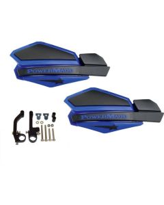 Powermadd Star Series Handguards Guards Blue Black Snowmobile Ski Doo Summit