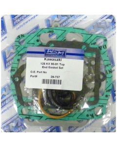 WSM Top End Gasket Kit For Kawasaki 125 KX 90-91 29-737
