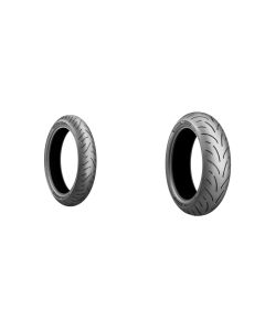 Bridgestone Battlax T33 120x70x17 And And 190x50x17 Full OEM Tire Set For Kawasaki Ninja ZX-14 06-11