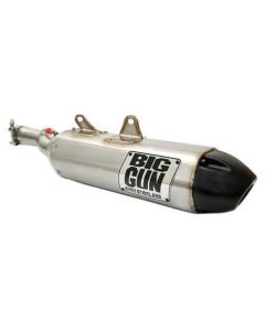 Big Gun EXO Stainless Steel Slip-On Exhaust With Black End Tip For Polaris Sportsman 570 450