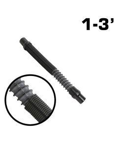 Rugged Radios 1 to 3 Ft MAC-X Expandable Ultra Flex Helmet Air Pumper System Hose by Rugged Radios MAC-X-HOSE-12