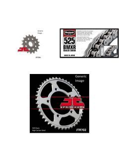 525 BMXR Chain Nat,Front & Rear Sprocket Kit APRILIA RSV1000 Mille/R 1999-2003