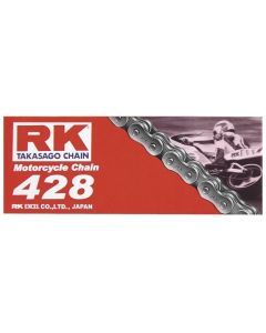 RK 428 RK-M Natural Standard Chain 134 links for ATV/UTV