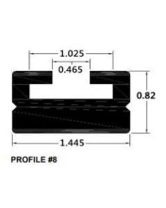 SPI Black Slide Runner Profile 8 56" 408-56-80