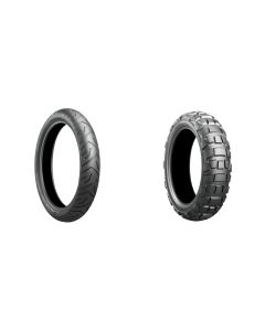 Bridgestone Battlax Adventure A41 90x90x21 And Battlax Adventurecross AX41 150x70x17 Full OEM Tire Set For BMW F800GS 09-18