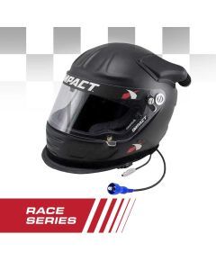 Impact RACE Offset Air Draft OS20 Helmet With OFFROAD Wired Helmet Kit