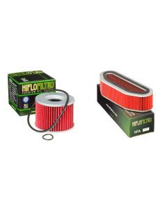 HIFLO FILTRO Oil and Air Filter Kit for HONDA CB750 K1-K8 70-78