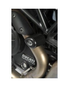 R&G Racing Black Aero Style Crash Protection Bobbins For 2011-2018 Ducati Diavel
