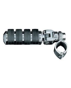 Kuryakyn Chrome 1-1/4" Clamp Engine Guard Frame Mount ISO Large Footpegs Harley