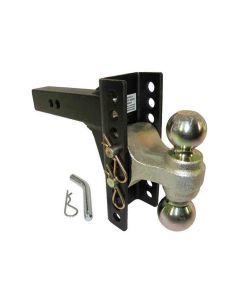 One Mount Adjustable Ball Mount - 2" & 2-5/16" Hitch Balls - 10,000 lbs./14,000 lbs. Tow Capacity