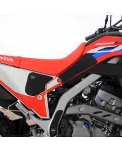 R&G Racing Black Tank Traction Grips For 2021-2024 Honda CRF300L EZRG354BL