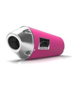 HMF Muffler Yamaha YFZ 450 04-13 Pink Performance Slip On Exhaust Euro End Cap Side Mount