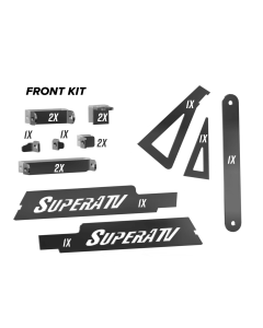 SuperATV Polaris Ranger XP 1000 Weld-In Gusset Kit WFG-P-RAN1K