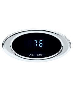 Dakota Digital Ambient Air Temperature Gauge Satin or Chrome Oval Bezel ION-14-1