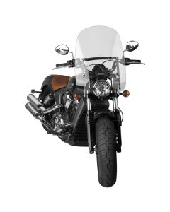 National Cycle Clear Spartan Quick Release Windshield With Mount Kit, Straight Forks