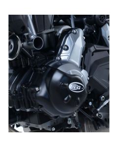 R&G Racing Black Slash Cut Engine Case Cover LHS For 2017-2024 Kawasaki Ninja 650 EX650