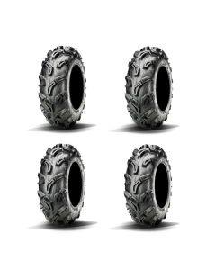 Full Set Of Maxxis Zilla Bias (6 Ply) UTV Tires 27x10-14 (4)