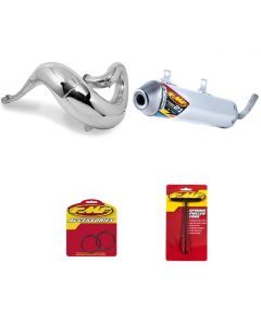 Fatty Exhaust Pipe Alum Powercore Silencer & O-Ring Kit for KTM 300 XC 2011-2014