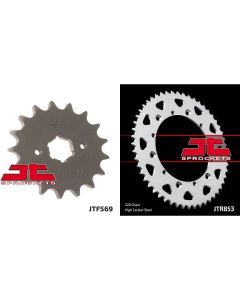 Front & Rear Sprocket Kit for YAMAHA YZ250 A,B 90-91 JT Sprockets