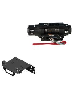 Viper 4500lbs V3 Winch Black Rope With Mount For Honda Talon 1000X 2019-2020