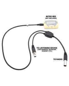 Rugged Radios Adapter for Scanner to 5-pin Car Harness, Headset, or Intercom CS-SCAN-ADPT