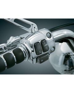 KURYAKYN CHROME SWITCH HOUSINGS FOR 1996-2013 HARLEY SPORTSTER XL1200 883 7808