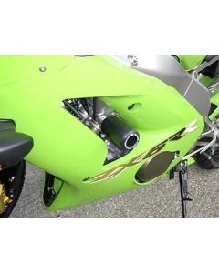 R&G Racing Black Classic Style Crash Protectors For 2003-2004 Kawasaki Ninja ZX6R ZX600F
