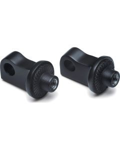 Kuryakyn Peg Adaptors Splined Satin Black