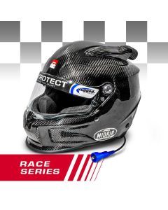 Pyrotect Offroad Wired Race Helmet  Pro Airflow Mid Forced Air 3K Carbon SA2020