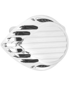 Rough Crafts Finned Air Cleaner Chrome RC-600-004