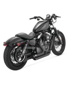 Vance & Hines 47219 Shortshots Staggered Exhaust System Black