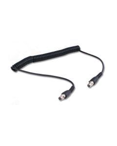 Rugged Radios 3-Pin to 3-Pin TA3FL Coil Cord for H80 Dual Talk Headsets CC-3P-MT