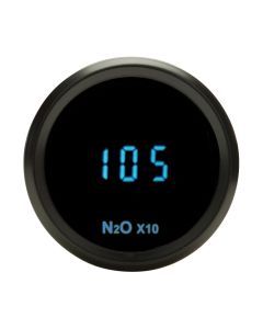 Round Nitrous Pressure, 2-1/16", black, blue