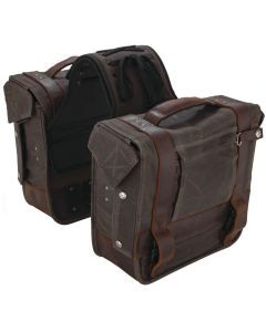 Burly Brand Voyager Throw Over Saddlebags Dark Oak - B15-1002D