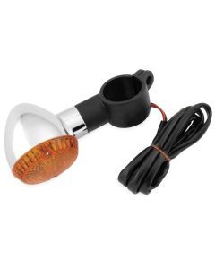 BikeMaster Turn Signal and Lens For Kawasaki EN500C 1996-2006 Front Right Orange