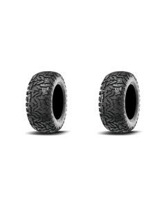 Pair of Maxxis Workzone Radial (6 Ply) UTV Tires 25x10R-12 (2)