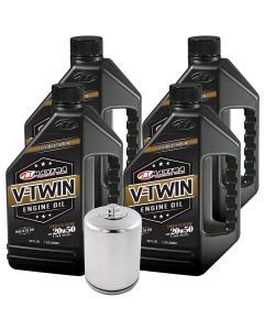 Synthetic Blend Engine Oil Change Kit Harley Davidson Twin Cam V-Twin HF171CRC