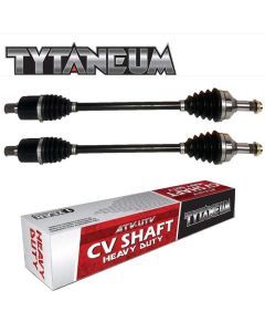 Tytaneum Heavy Duty Front/Rear CV Axle Set For 2016 Polaris Ranger Crew XP 900-5 EPS