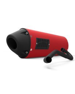 HMF Muffler Honda TRX 450R 04-05 Red Performance Full System Exhaust Blackout Euro End Cap Side Mount