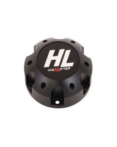 High Lifter Matte Black Bolt On Tall Center Caps HLCAP-130