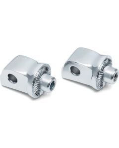 Kuryakyn Peg Adaptors Splined Chrome