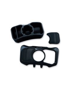 Kuryakyn Black Storage Center Glove Box Cubby Cover Honda Goldwing F6B 2012-2016