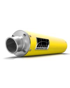 HMF Muffler Can-Am Outlander MAX 13-24 Sunburst Yellow Performance Slip On Exhaust Turn Down End Cap