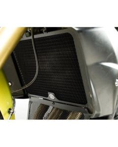 R&G Racing Black Aluminum Radiator Guard For 2011-2013 Triumph Tiger 800